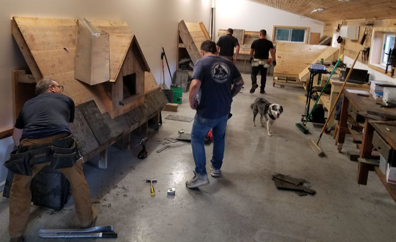 The Slate Roof Training Center classroom near Grove City, PA USA.